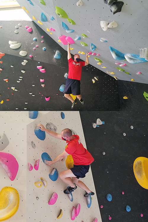 Dan Brecht - climbing