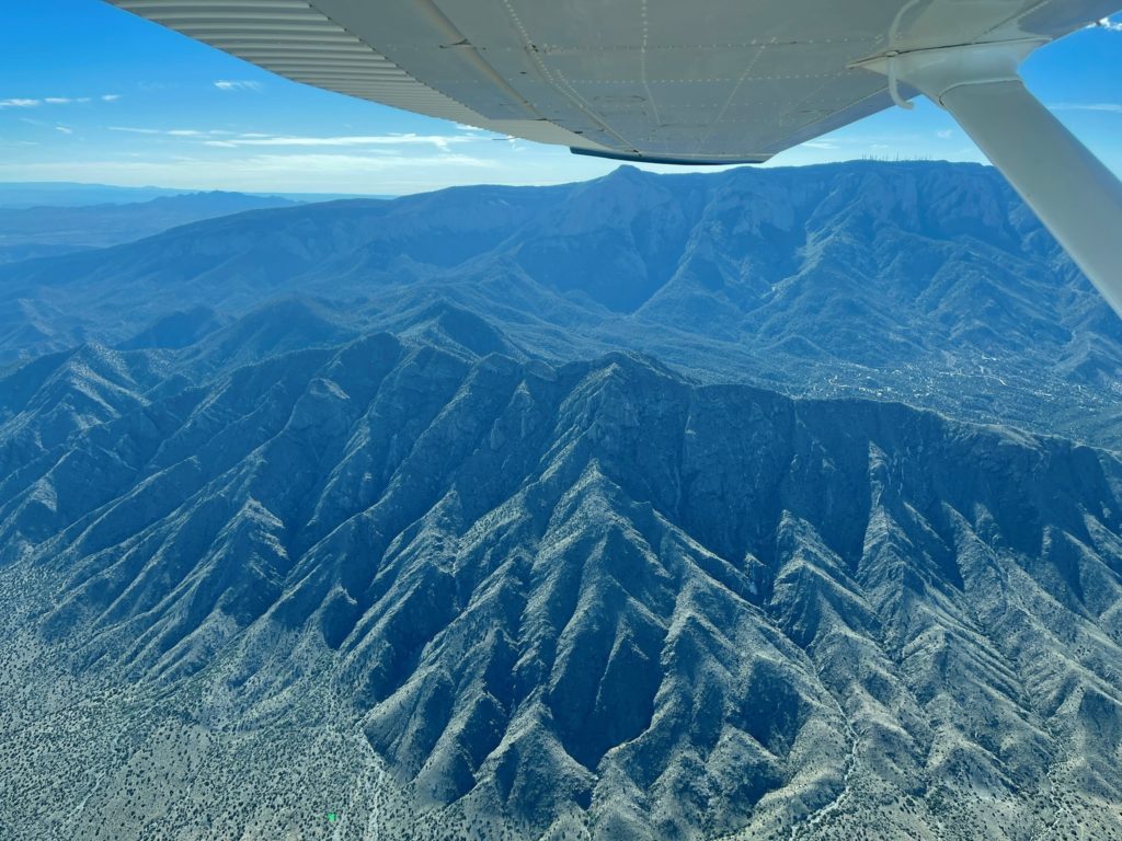 Aerial photo of mountainous area